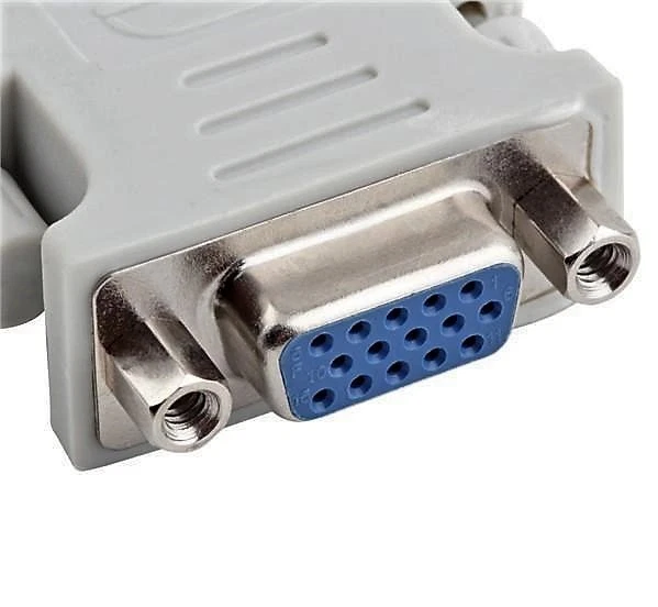 DVI male to VGA Female Video Converter Adapter Plug for DVD HDTV TV and PC - Image 2 of 4
