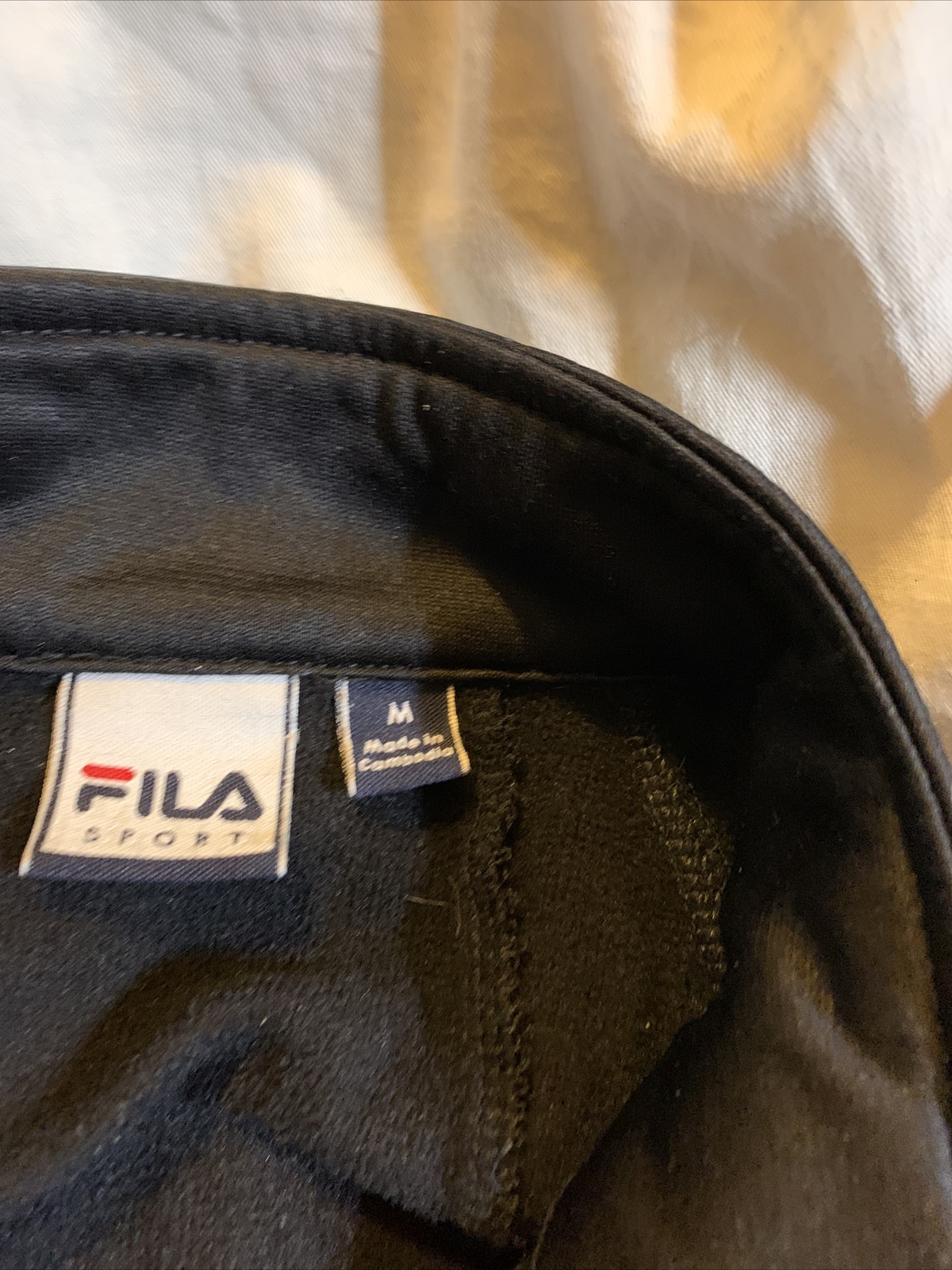 FILA Performance Giacca Donna Taglia M Nero