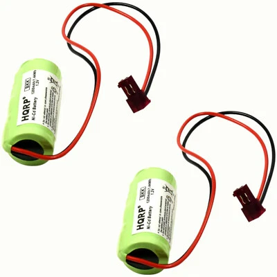 HQRP 2-Pack Emergency Exit Light Battery for Lithonia 1009S00-MZ ELB0320 Replacement