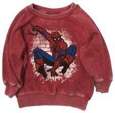 Marvel Infant Toddler Boys Red Spider-Man Sweatshirt Sweat Shirt 18m