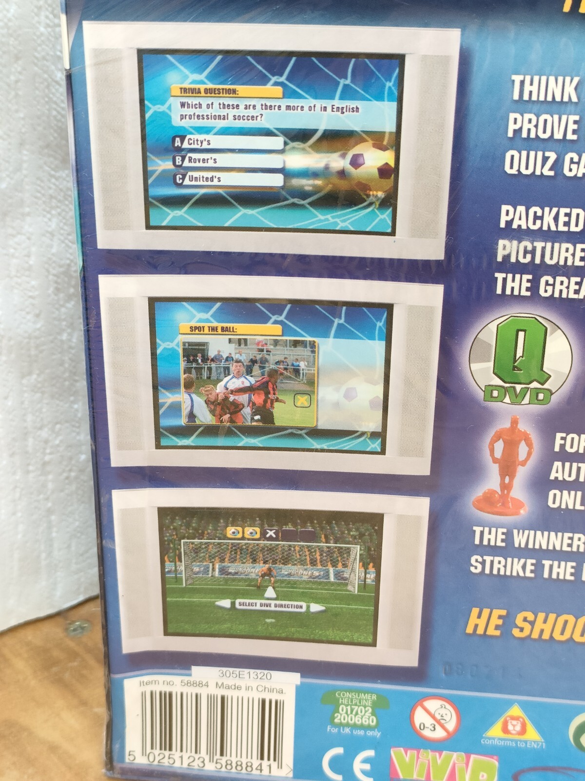 NEW ((HE SHOOTS HE SCORES)) FUN FOOTBALL INTERACTIVE DVD BOARD GAME NEW