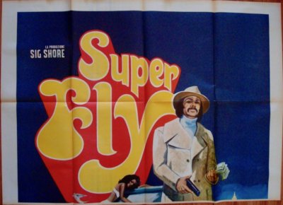 SUPER FLY SUPERFLY Italian 4F movie poster 55x79 BLAXPLOITATION