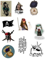 Pirates Of The Caribbean Stickers
