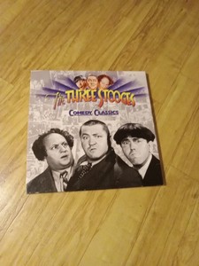 The Three Stooges Comedy Classics 3 LaserDisc LD Box Set Collection & Poster NM