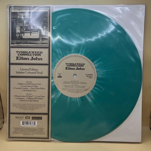 Elton John - Tumbleweed Connection - Green Splatter Color Vinyl Record