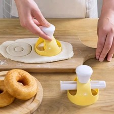 DIY Donut Cake Mold w/ Dipping Plier   Doughnut Cutter  Biscuit Stamp