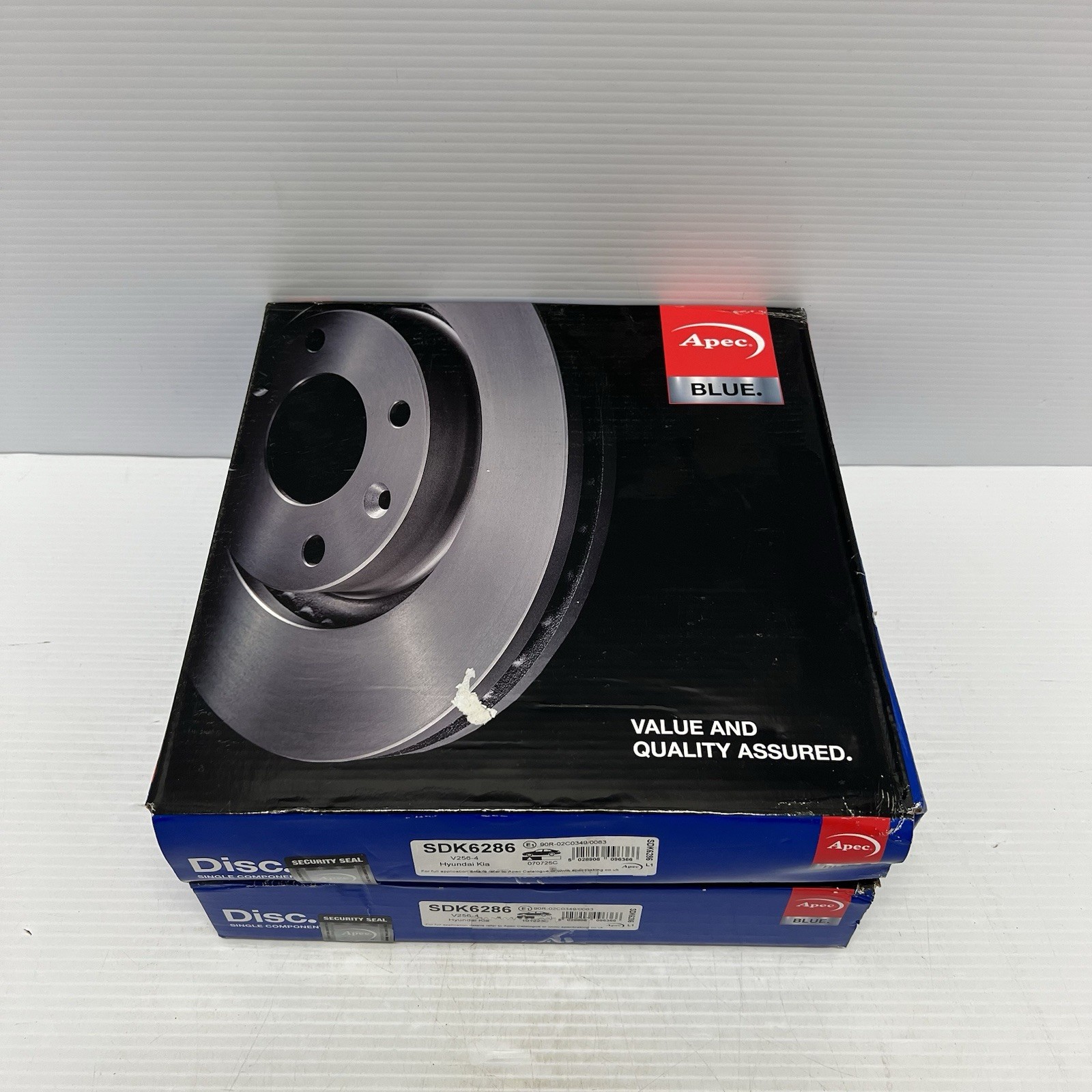 2x Brake Discs Pair Vented fits HYUNDAI ACCENT MC 1.5D Front 05 to 10 D4FA 256mm - Image 16