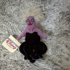 Disney Ursula Beanbag Plush The Little Mermaid 5.5" Ages 3 MPN 37037138008