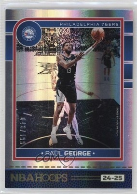 2024-25 Panini NBA Hoops Premium Box Set 48/199 Paul George #81 3hd