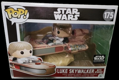 Star Wars Funko Pop #175 Luke Skywalker with Speeder Smugglers Bounty Exclusive