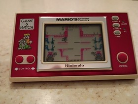 Nintendo Game and Watch Mario's Cement Factory TESTED WORKS NEW BATTERIES