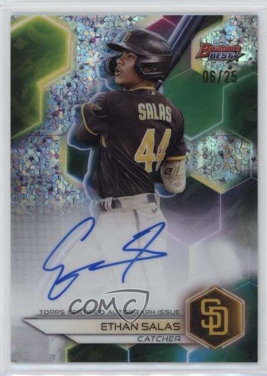 2023 Bowman's Best of Mini-Diamond Refractor 6/25 Ethan Salas #B23-ES Auto v9t