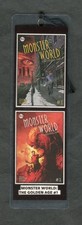 MONSTER WORLD COMIC BOOK COVER ART LAMINATED BOOKMARK. NEW! LOT #1.
