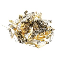100Pcs Badge Pins, 25mm Safety Pins Bar Name Tag Pin Bulk, Colorful