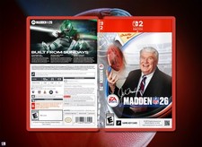 Madden NFL 2026 CLASSIC COVER ART: Double-sided Insert / Case - Nintendo Switch