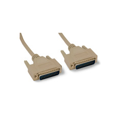 6ft DB25 Male to DB25 Male Cable - Beige