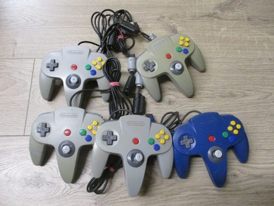 5x Original Nintendo 64 Controller Joypad - N64 (Sticks sehr ausgeleiert)