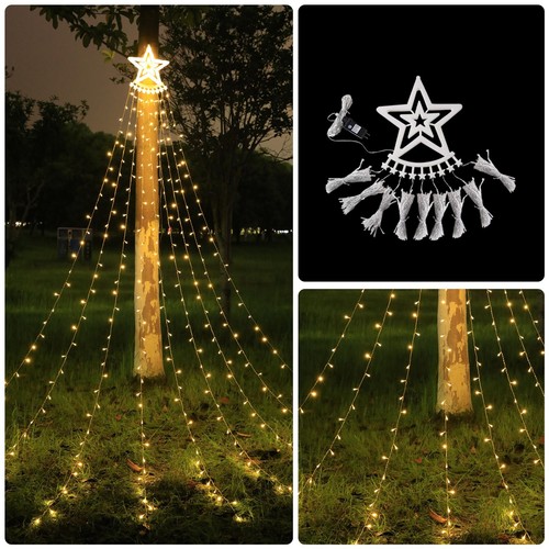 Waterfall Light LED String Light Decorative Outdoor Decor Outdoor Light FI - Picture 7 of 16