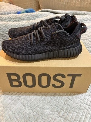 Size 9 - Adidas Yeezy Boost 350 2016 Pirate Black BRAND NEW IN BOX