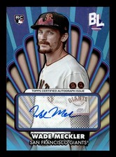2024 Topps BIG LEAGUE BASEBALL WADE MECKLER OPENING ACT AUTO GIANTS OAA-WM RC