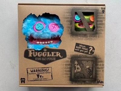 FUGGLERFAMILIE 3ER PACK STINKFACE + 12 CM UNENTSCHLOSSENES MONSTER + BABYFUG NEU SPIELZEUG