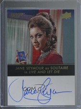 2025 James Bond Black Diamond Franchise Jane Seymour as Solitaire Auto 6o2