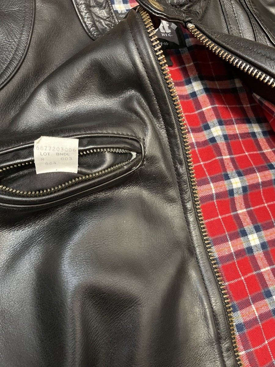 Schott NYC 664 Single Riders Cafe Racer Cowhide/Steerhide Jacket