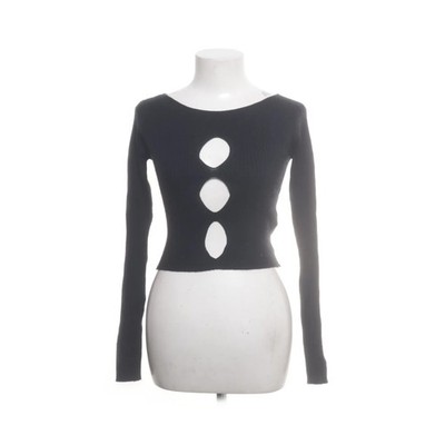 Iets Frans, Strickpullover, Größe: M, Schwarz, Nylon/Polyester/Viskose #EFe