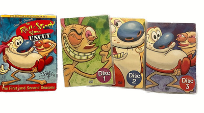 Ren and Stimpy Show Uncut, Seasons 1 and 2 (1991-3), DVD Movie, MTV (2004)