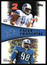 2011 Topps #FF-SF Ndamukong Suh / Nick Fairley Faces of the Franchise Lions