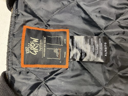 Walls Tough Wear Overalls Bibs Youth Xtra Lg.Kidz Grow System Brown Snowpants XL - Picture 4 of 11