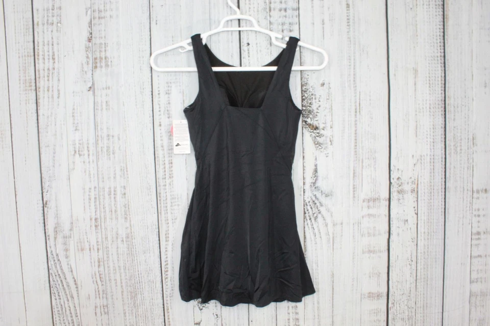 Vestido de baño LL Bean para mujer BeanSport de una pieza negro talla 8 regular Foto 2 de 4