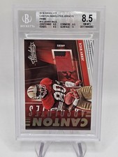 2018 ABSOLUTE JERRY RICE CANTON  WORN PATCH JERSEY PRIME /25  BGS 8.5 49ERS