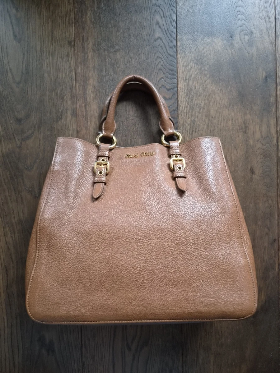 Miu Miu Leather Tote Bags for Women for sale | eBay
