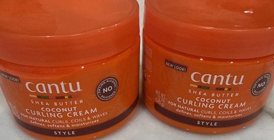 4 PACK CANTU COCONUT CURLING CREAM SHEA BUTTER 12oz