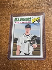 2026 Topps Heritage Baseball # 155 Cole Wilcox RC