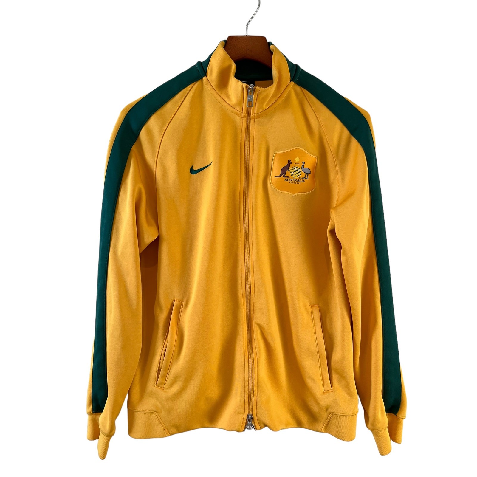 SACAI X NIKE Felpa con cerniera Nike Australia Academy Anthem calcio calcio calcio giallo