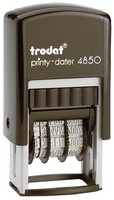 "Trodat Datumstempel Printy Dater 4850L \"Eingegangen\" Blau/Rot"