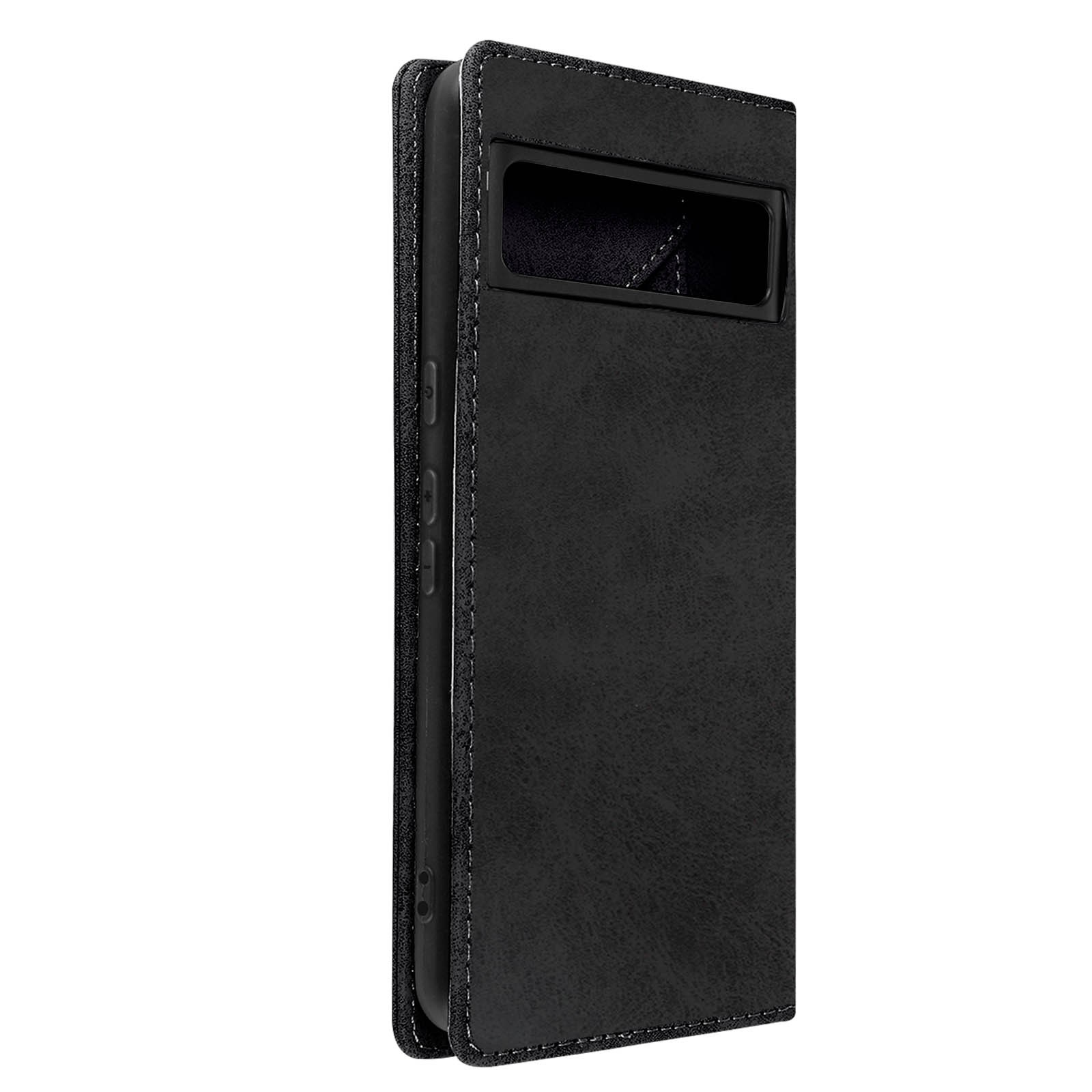 Coque Pixel 8 Pro avec porte-carte RFID - Collection Précieuse cuir noir