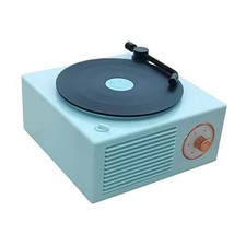 Old Fashioned Classic Style Bluetooth Speaker Vinly Record Player Style Green