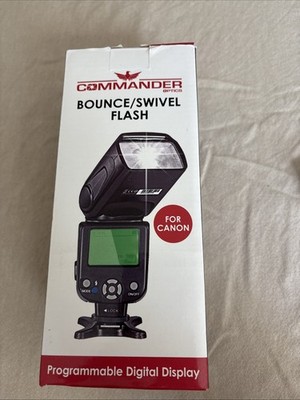 NEW Commander Optics Speedlight Camera Flash for Canon DSLR Cameras
