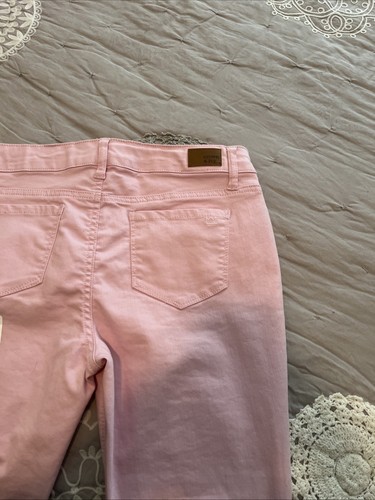 NWT Crown & Ivy Girls Pink Ruffle Skinny Adj Waist Pants Sz 16 Retail Price $40 - Picture 14 of 14
