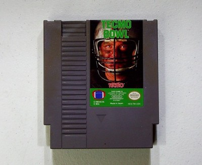 Tecmo Bowl NES Nintendo Entertainment System Video Game Classic Football