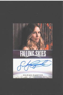 Sarah Carter Auto FLASH SMALLVILLE ROGUE CSI Rittenhouse Falling Skies Autograph