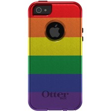 OtterBox Commuter for Apple iPhone Pick Model Rainbow Stripes Gay Pride