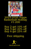 2025-2026 Topps Basketball Holiday #1-#200 Complete your set