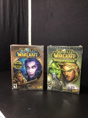 Blizzard World Of Warcraft Plus Expansion Set The Burning Crusade 2004-2007 Pc