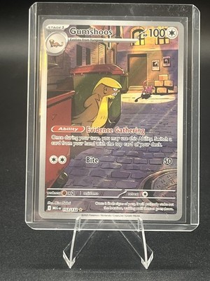 Gumshoos Illustration Rare 153/132 Mega Evolution Pokemon TCG Near Mint Card NM