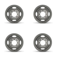 Set Of 4 16 Grey Steel Wheels Rims For Ford Truck 8x165.1 Yhoj Genuine 8lug