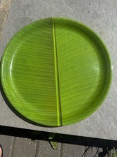 Banana Leaf Pattern Large Plate Decorative Tray